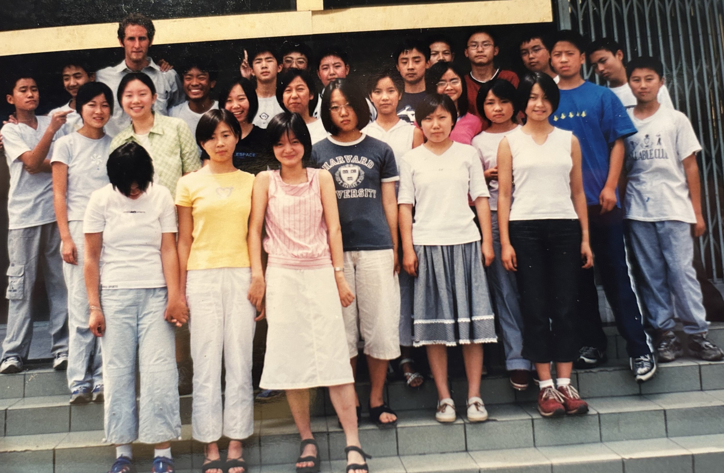 David, pictured with Chinese students in Chengdu, China, 2000. It’s pretty cool to think about all the people he has influenced through teaching. Both in Asia and America.