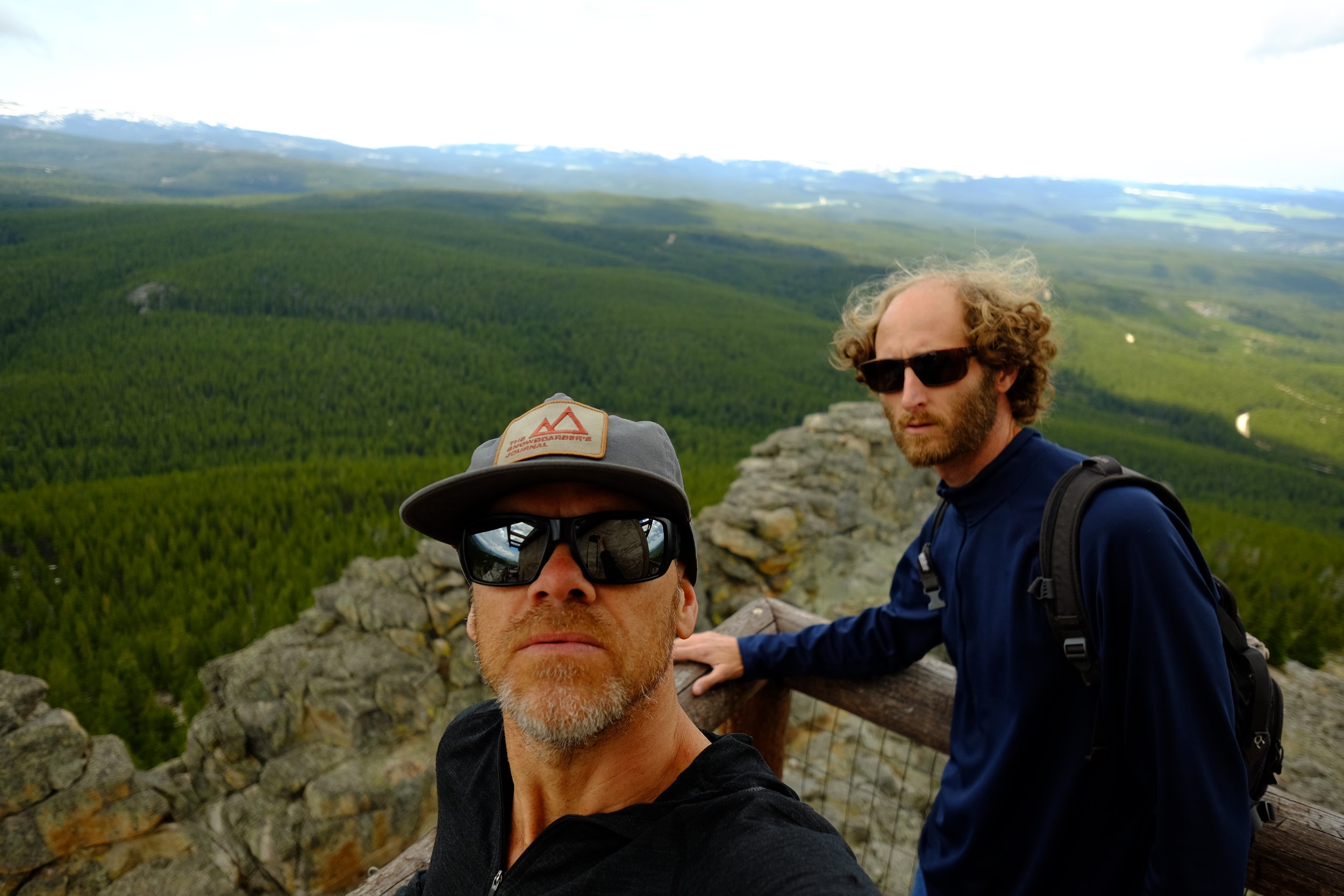 Lookout tower hike in the Big Hole Mountains was a great one until Dave accidentally sprayed me in the face with bear spray. True story.. Wyoming, 2019