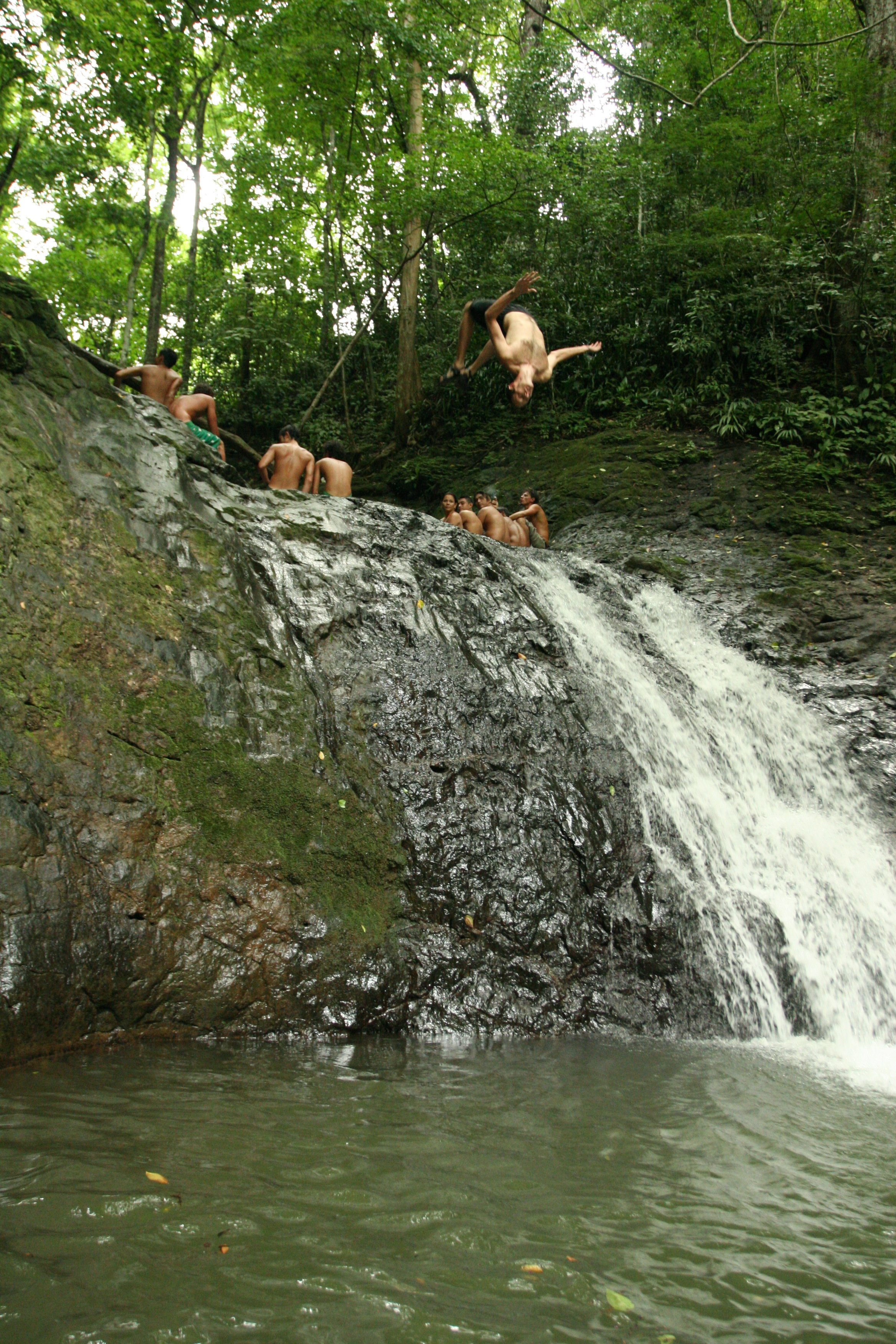 A visit to some Costa Rican waterfalls and zip-lines. 2007.