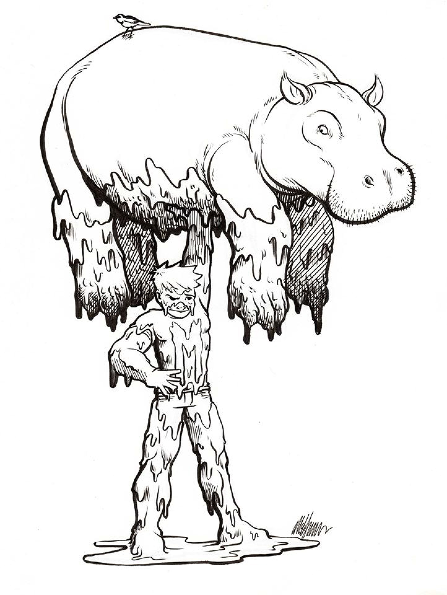 Muddy Max and Hippo