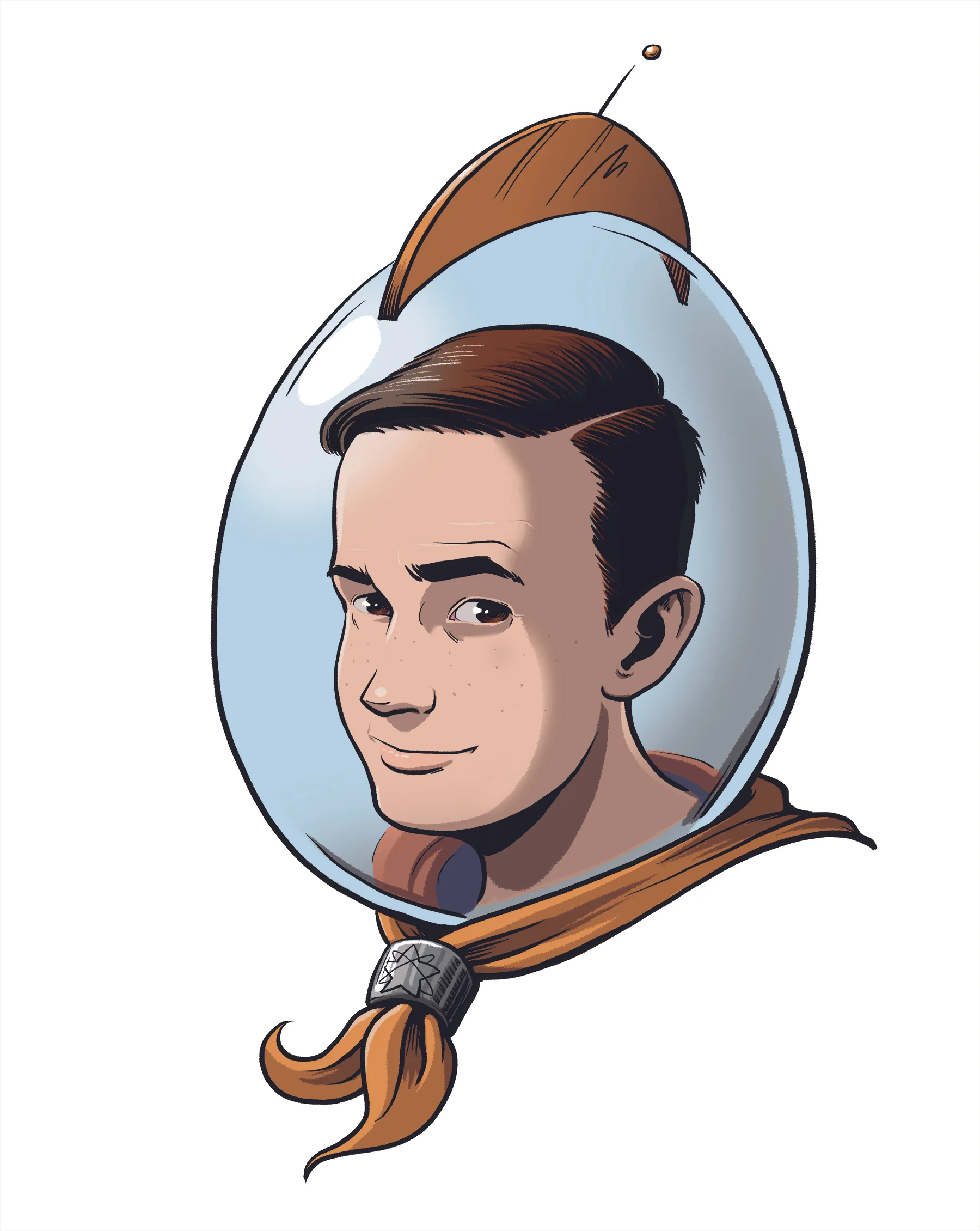 Self Portrait in Star Scout helmet