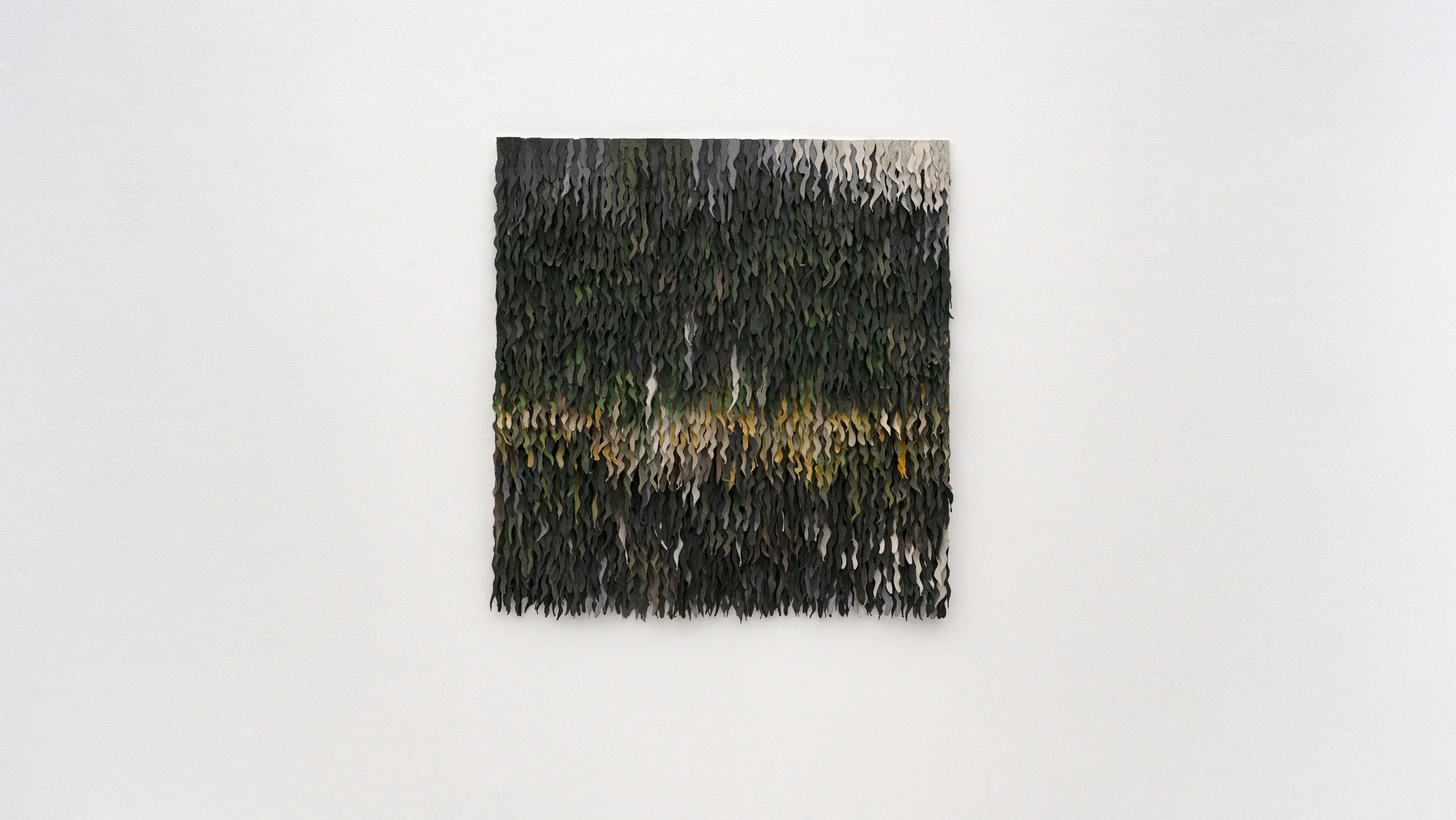   TS 16,  2026 21.25 × 20 inches Gouache, latex, casein, acrylic on canvas, mounted on paper 