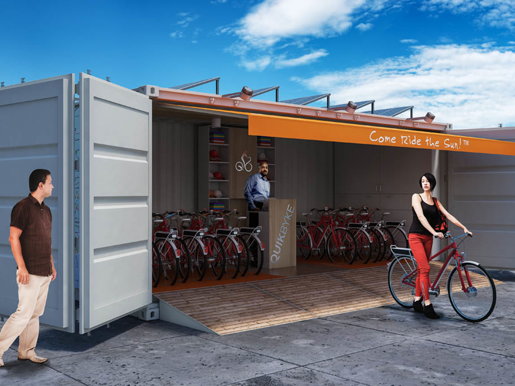 Solar Powered Modern Bamboo E-Bikes...Everywhere?