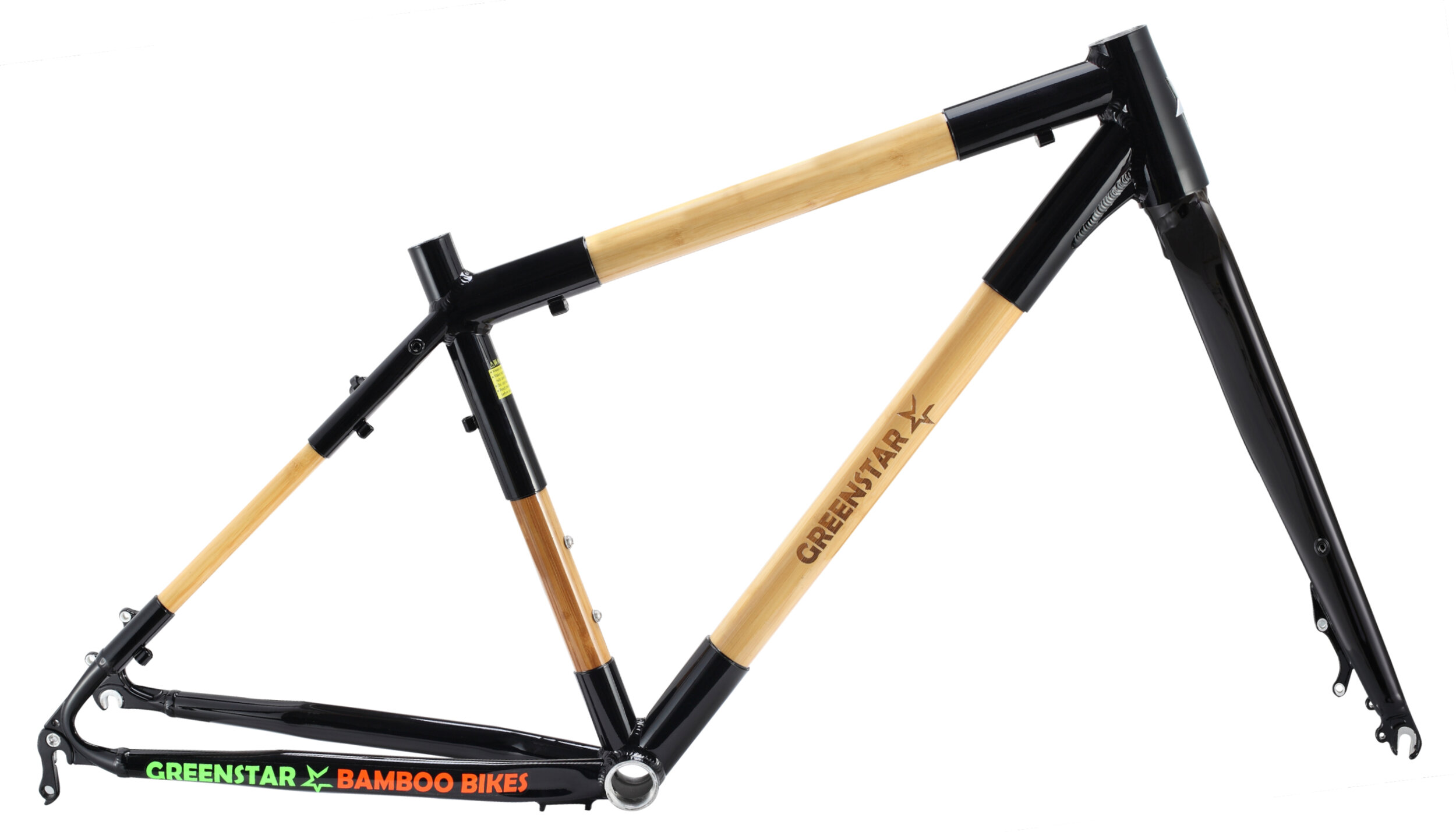 EcoCross Hybrid Bamboo Bike Frame