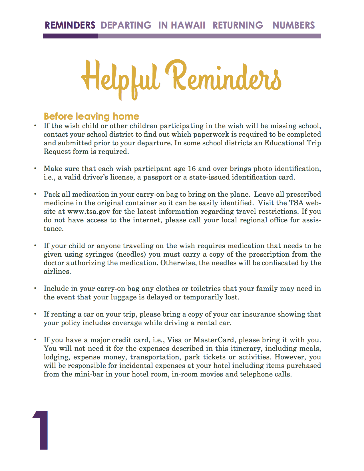 make a wish hawaii itinerary andy mckenna make an itinerary