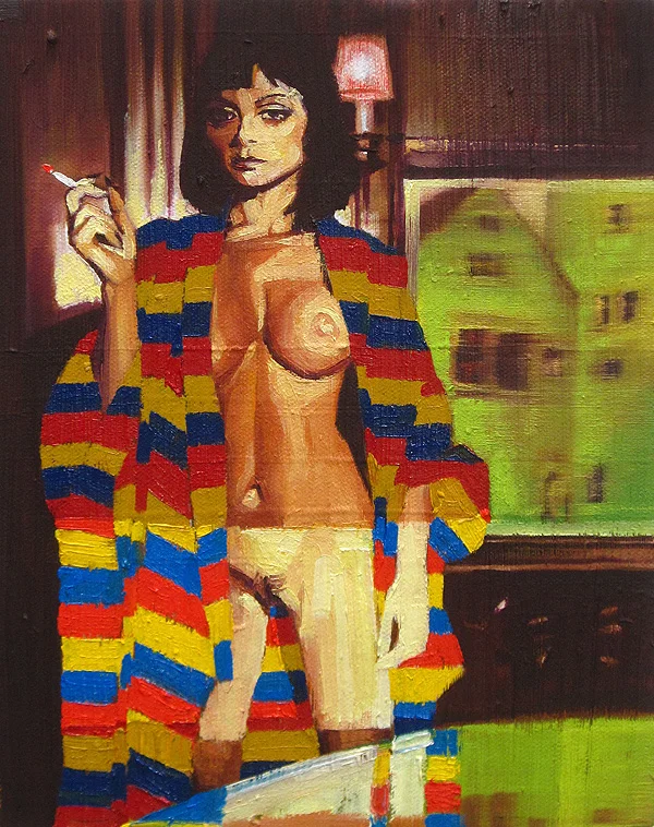 Robe With Stripes