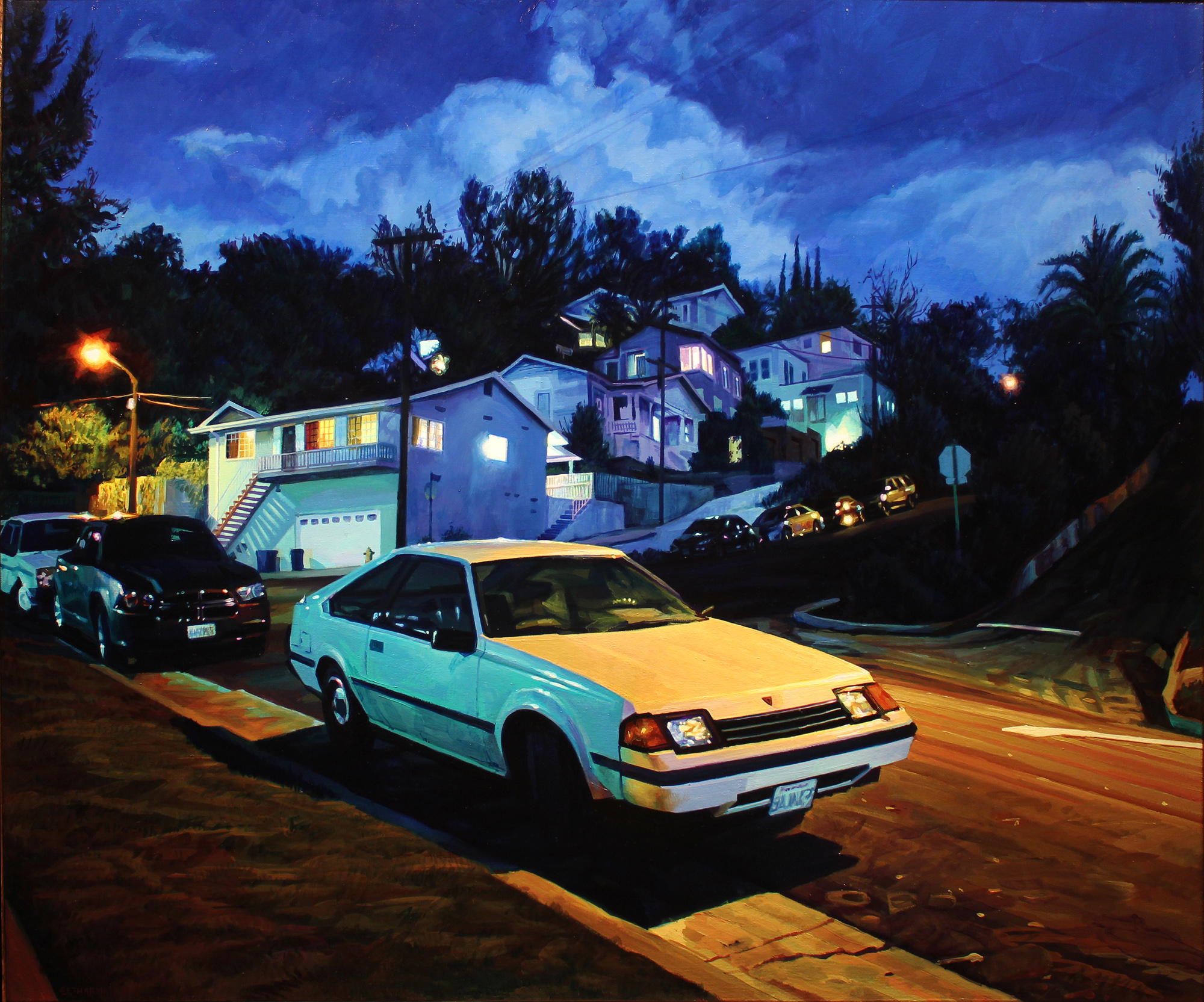 "Li'l Baja", oil on canvas, 32 x 36 inches, 2017