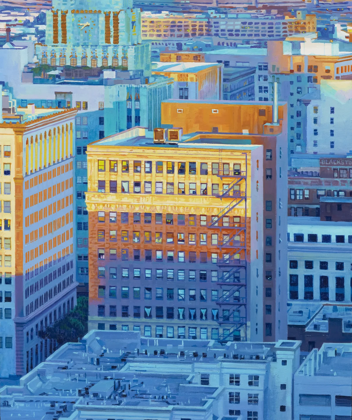 "7:45", oil on wood, 24 x 20 inches, 2016