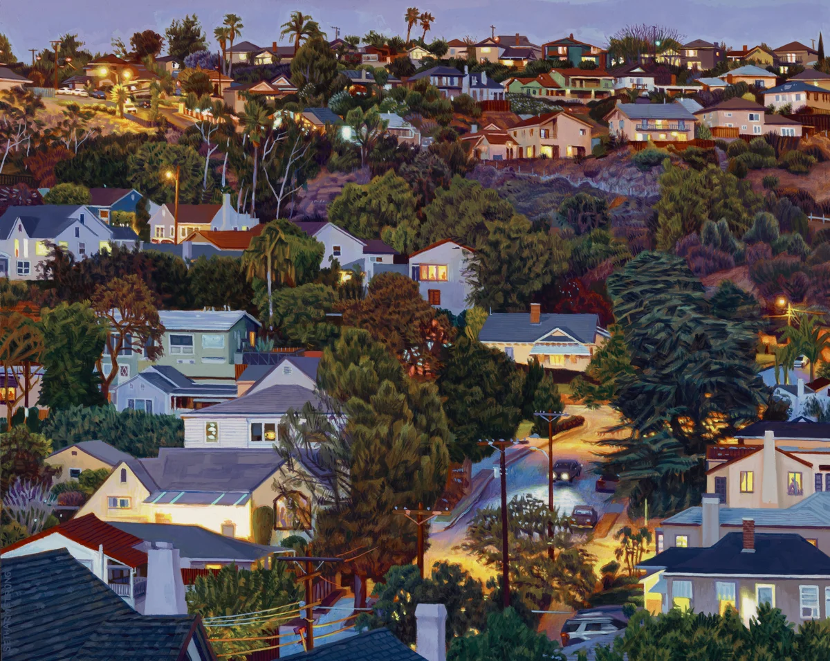 “Verdugo”, oil on wood panel, 16 x 20 inches, 2018