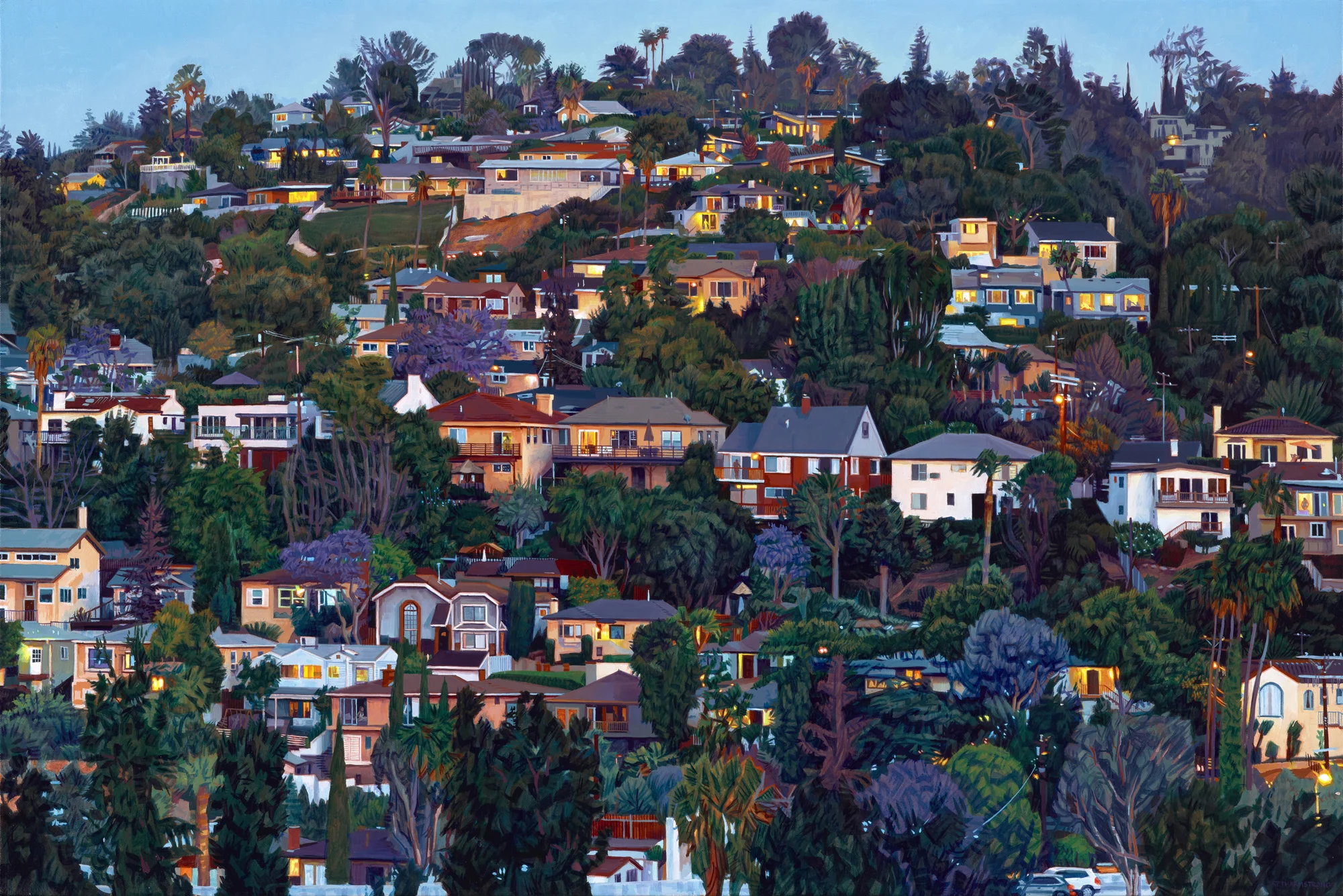 “June”, Oil on canvas, 32 x 48 inches, 2018