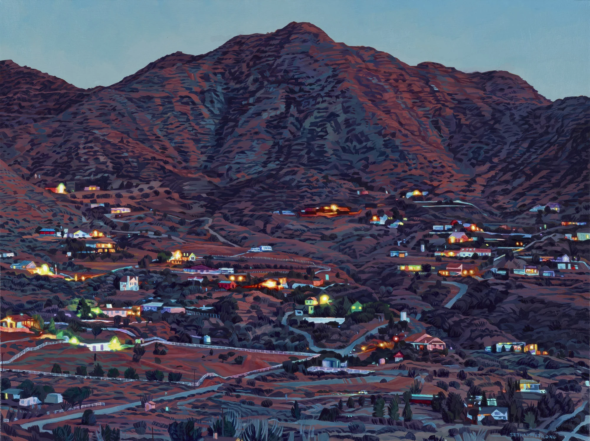 “Kentucky Springs Canyon”, oil on canvas, 30 x 40 inches, 2018