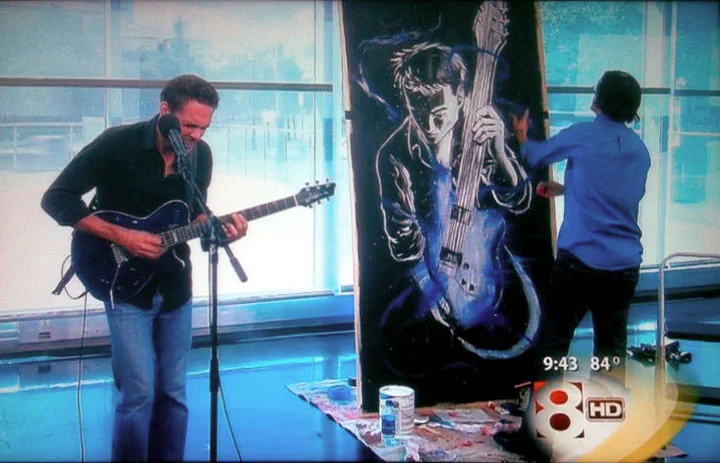 Dr Gorilla on Good Morning Texas 2010. Photo by Joel Chapple
