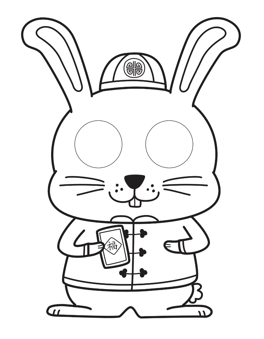 Year of the Rabbit Mask