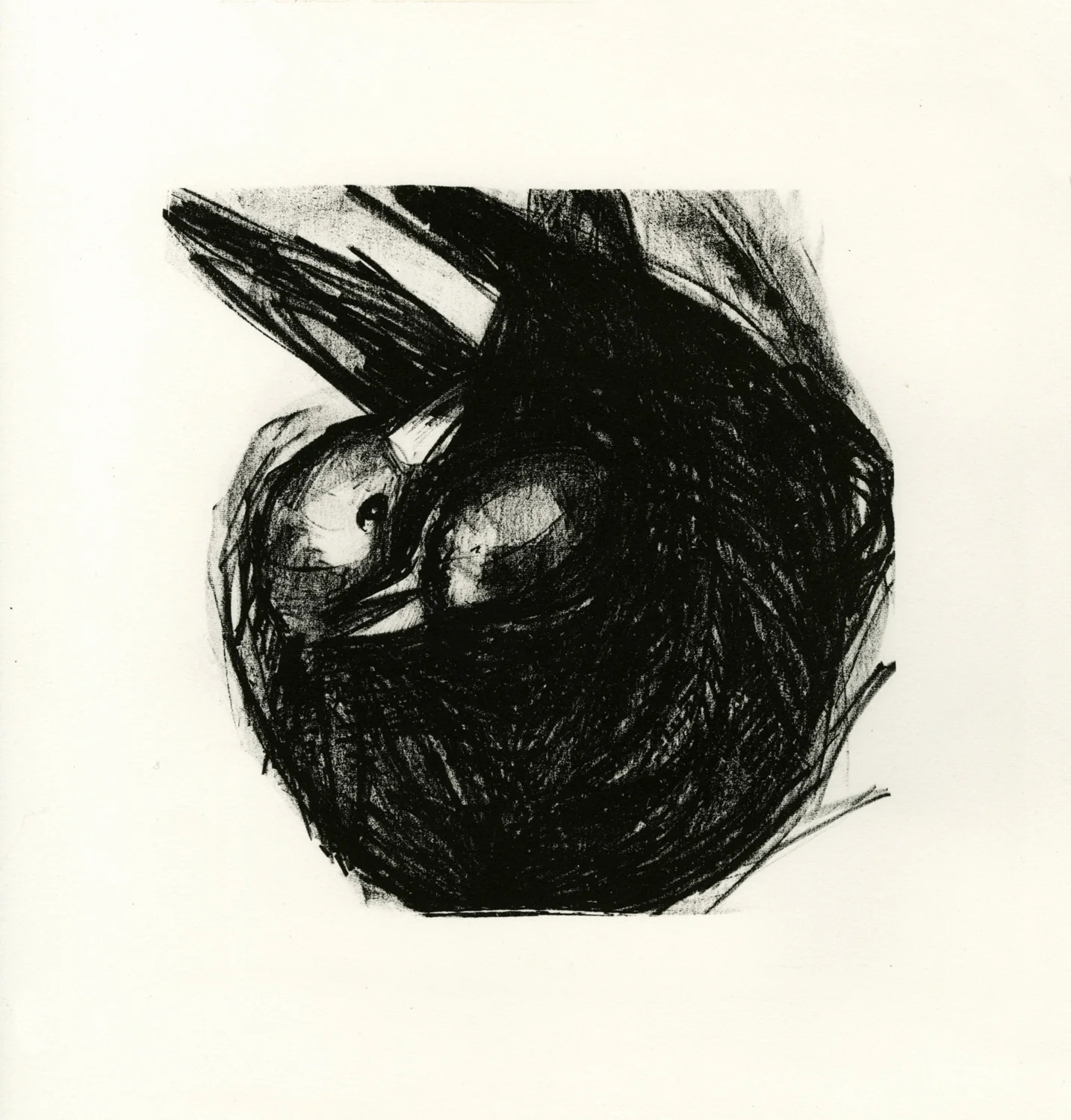   Nevermore , 11'' x 11'', Lithograph 