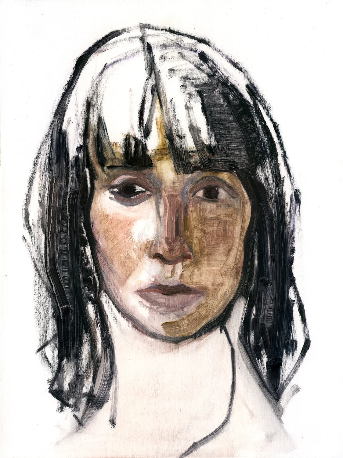 Amanda , Oil on panel.