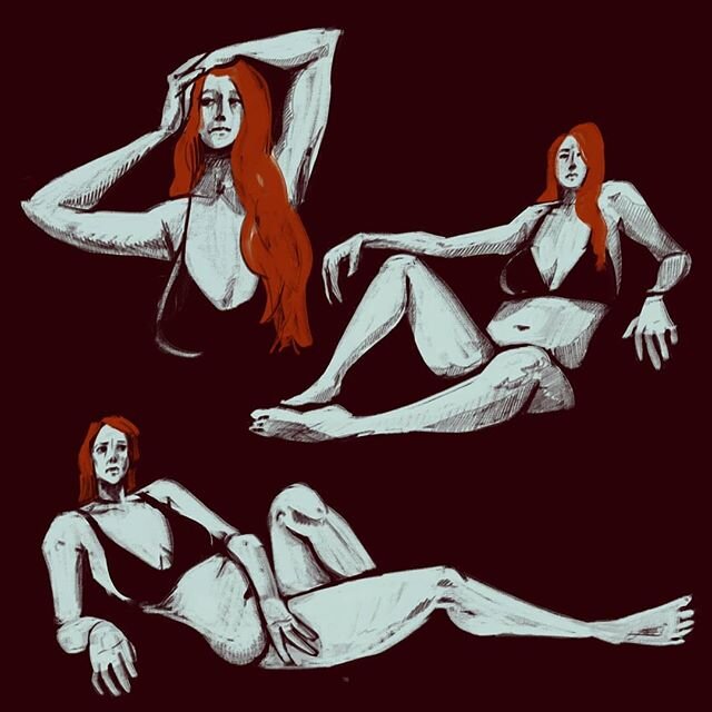 Another session in the time of quarantine @grotesqueburlesque
.
.
.
.
.
.
.
.
.
#figuredrawing #drawing #digitalpainting #perspective #design #colorstudy #figurestudy #instart #artiststudy #art #chicagoartists