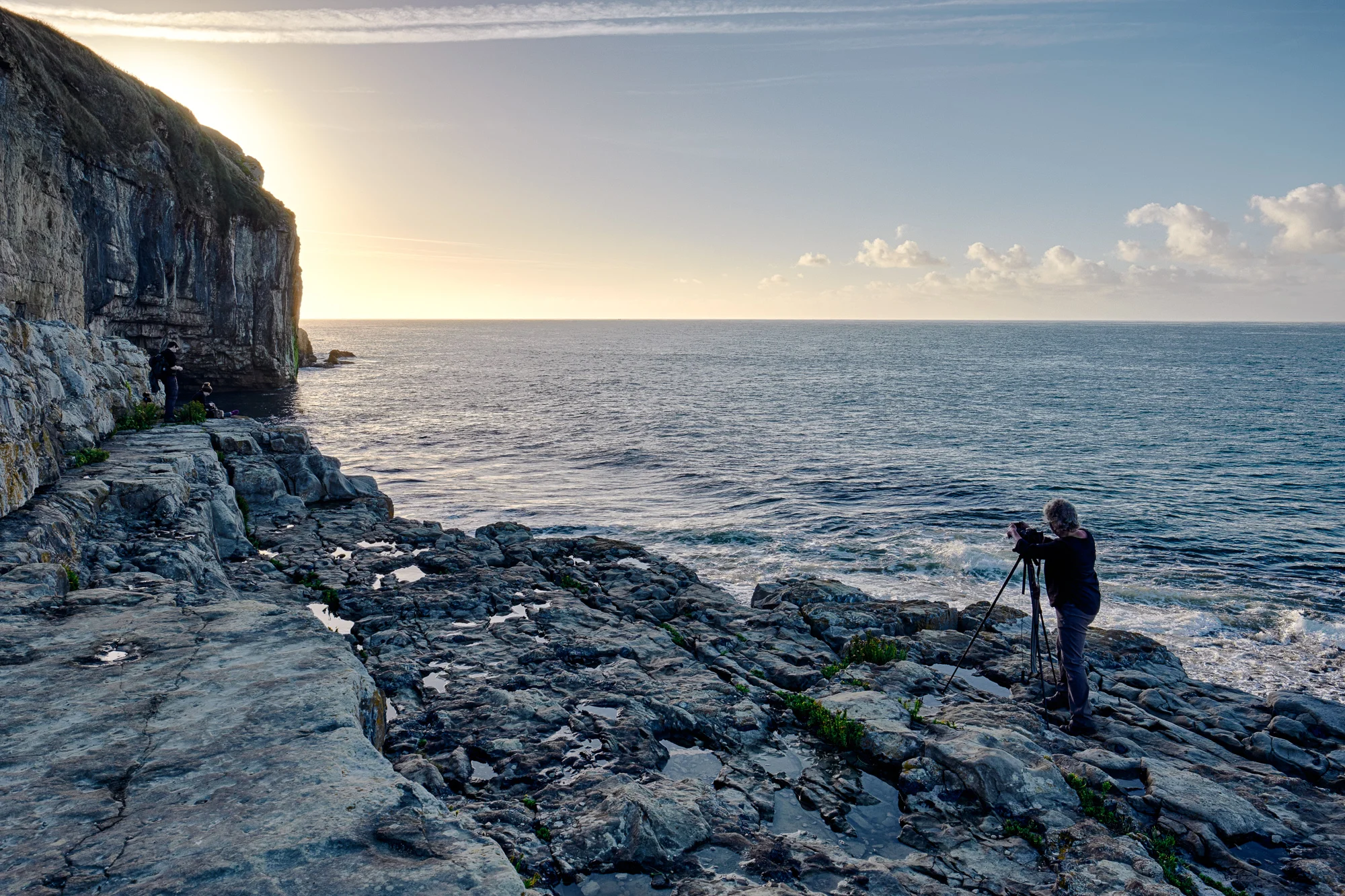 Caroline Shoots, Dancing Ledge, Dorset - © Andrew Newson
