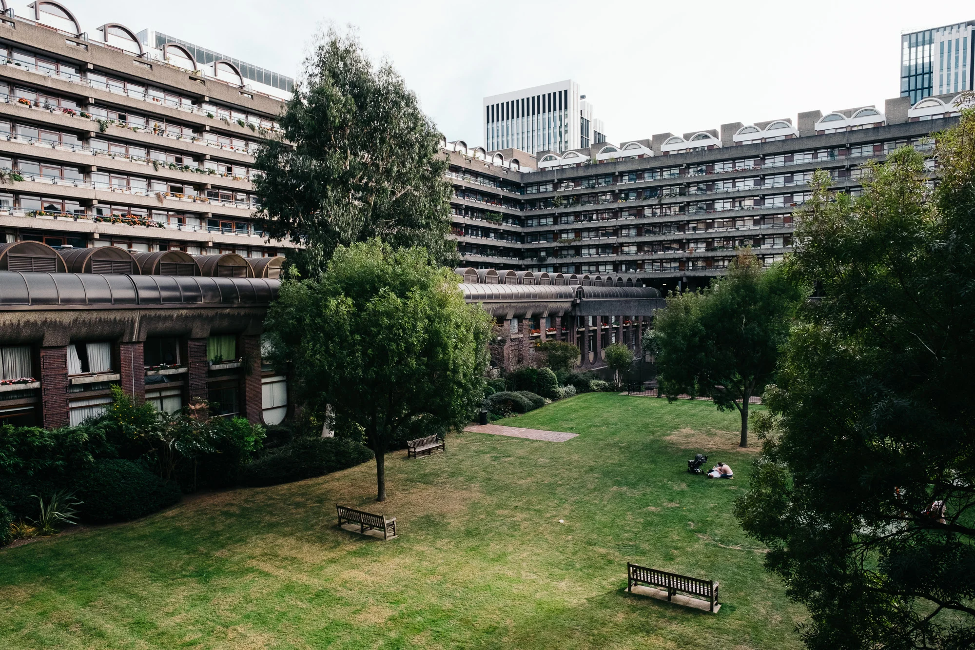 Park within Barbican Centre © Andrew Newson