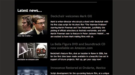 Deckchair Newsletter