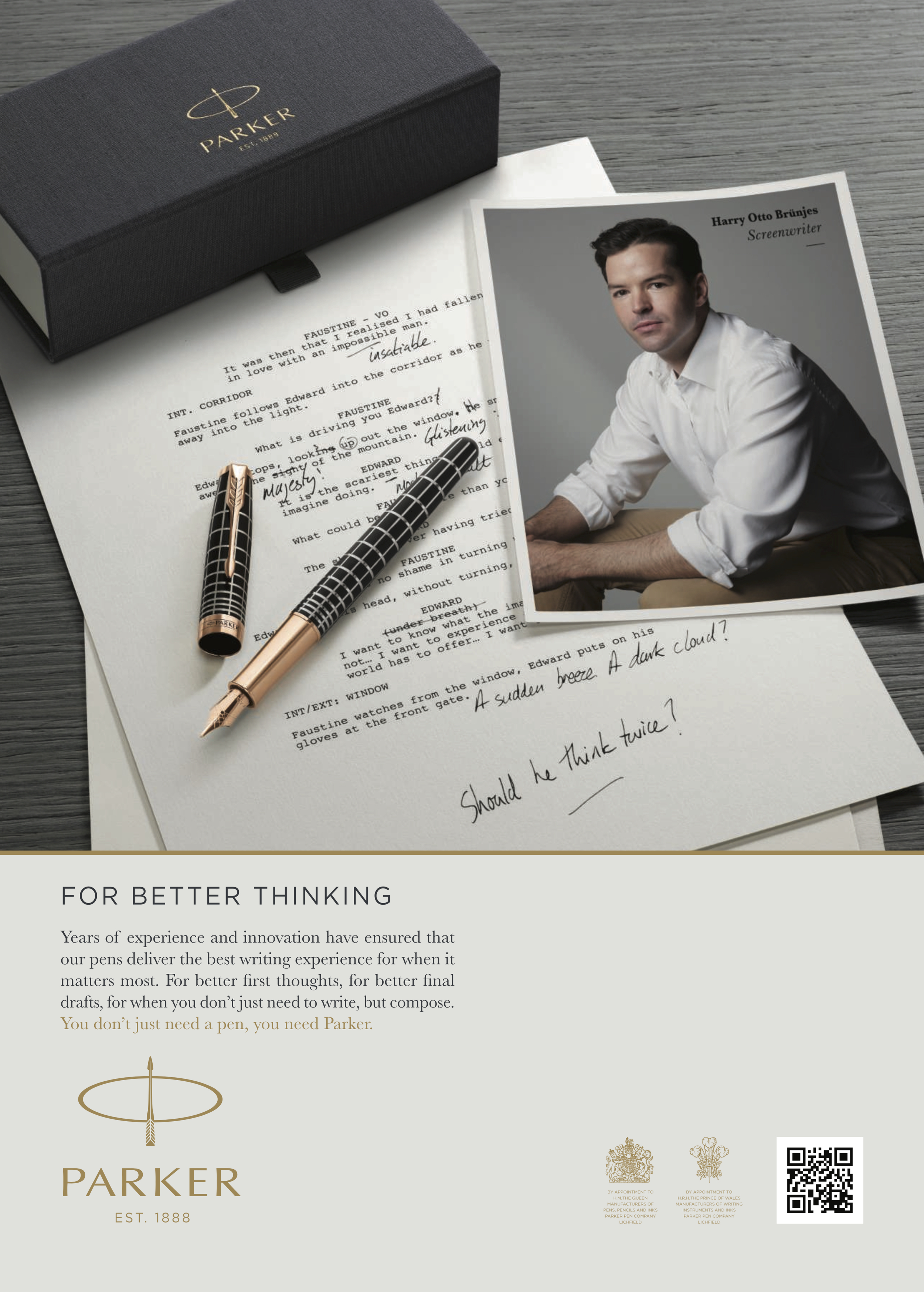 Harry Otto Brünjes, Parker Pen&nbsp;