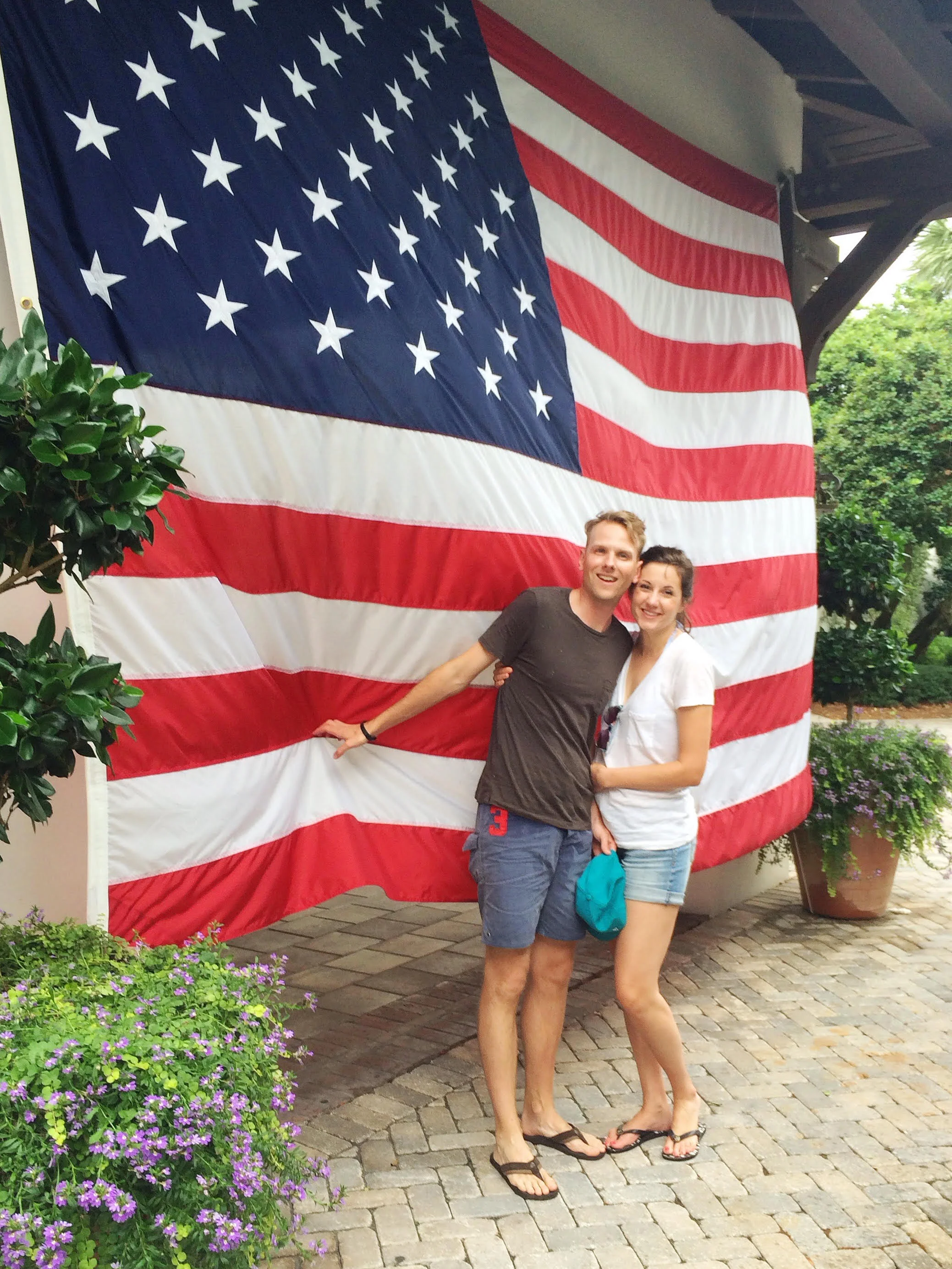 Happy Independence Day! Love this festive flag at the Sea Island Beach Club.