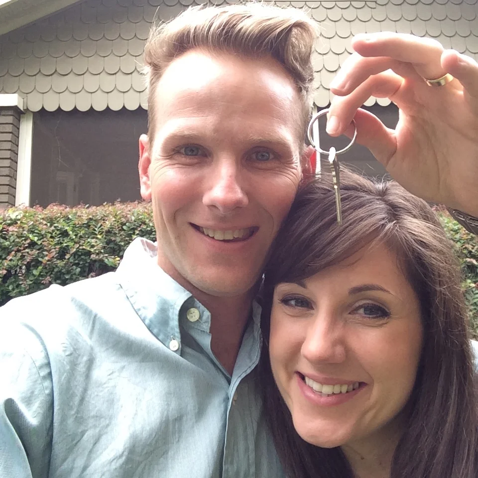Happy little homeowners.