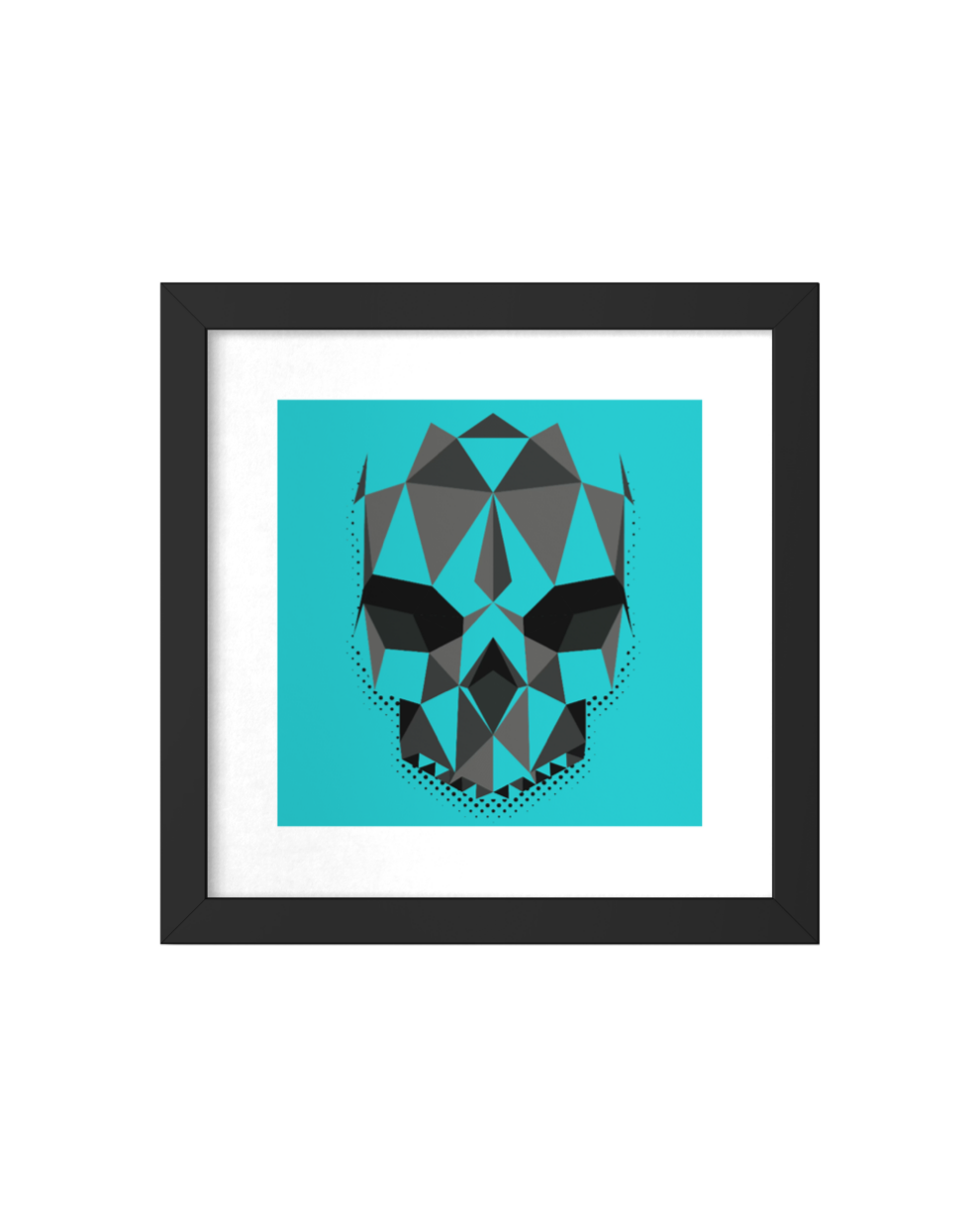 Blue Rebel  (Abstract Skullz 26)