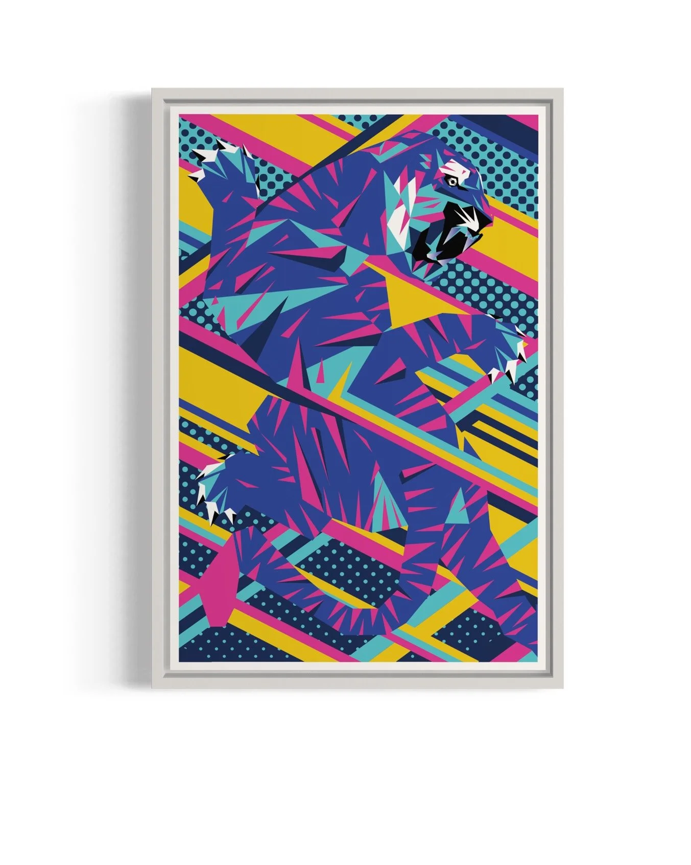 アート・デザイン・音楽 Michalis Pichler_stars & stripes Blue Tiger Ruler of the Beasts — DECOY