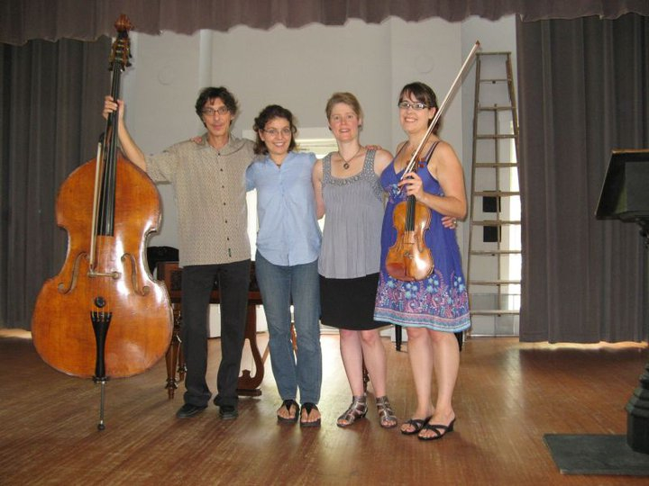  Robert Black, Petra Berenyi, TA, Gabriela Diaz at Monadnock 2011 