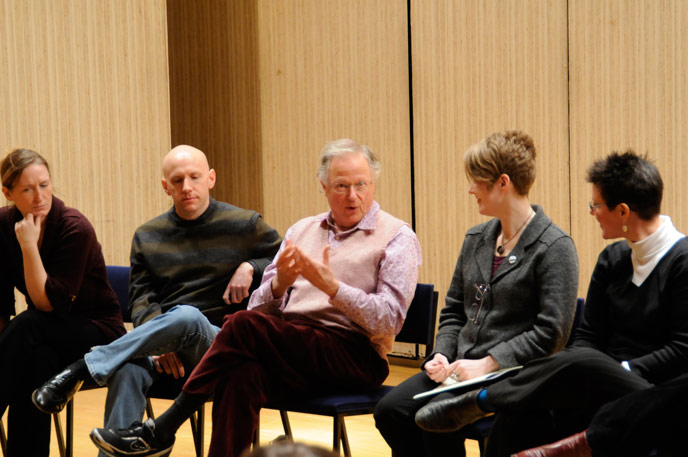  Vanguard Festival panel discussion: Martha Guth, Jacob Greenberg, Paul Sperry, TA &amp; Alison D'Amato 