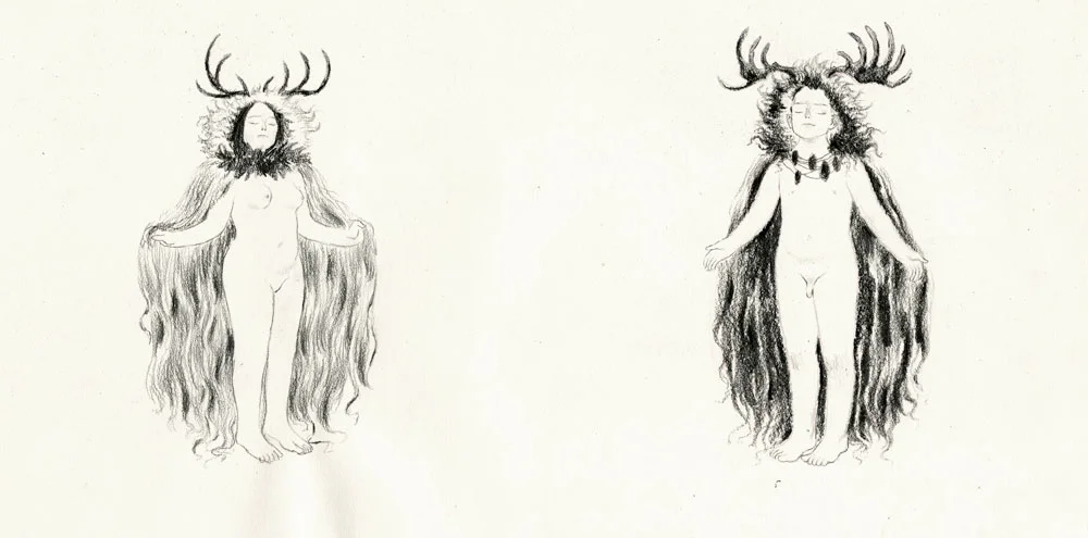  8"x16", pencil on paper, 2012  Entrance/Exit is the (New Telant) winner of AOI Illustration Awards in Books category.  