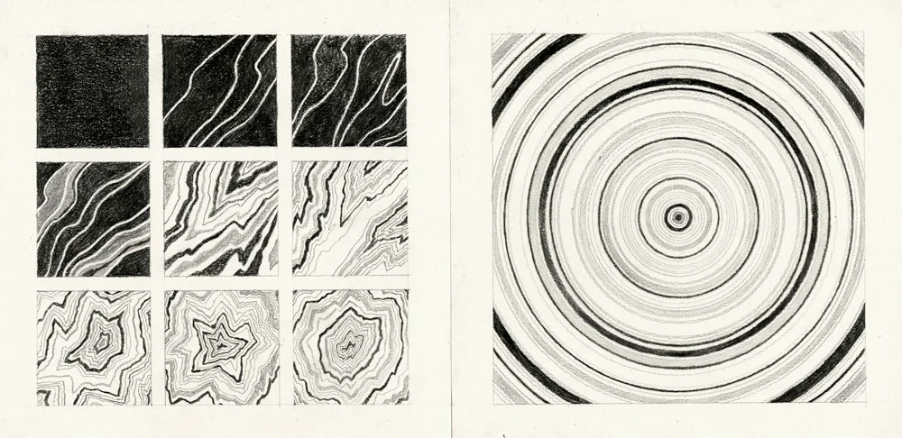  8"x16", pencil on paper, 2012  Entrance/Exit is the (New Telant) winner of AOI Illustration Awards in Books category. 