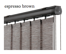 Vogue Slimline Track - Espresso Brown