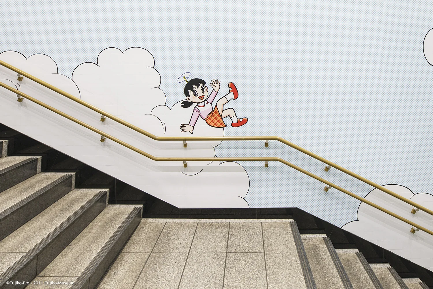 小田急線登戸駅「ドラえもんたちのいる　すこしふしぎな駅」空間演出