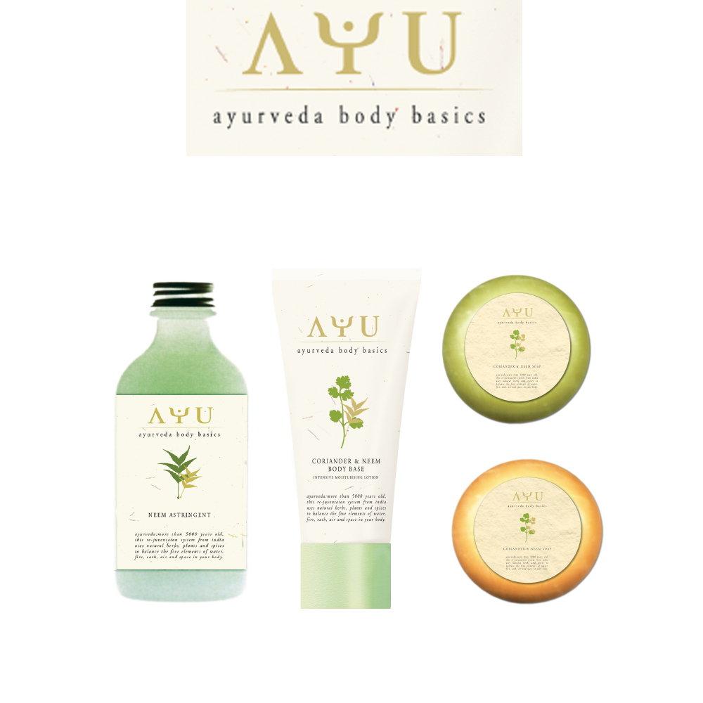 Logo design & packaging for an ayurveda brand