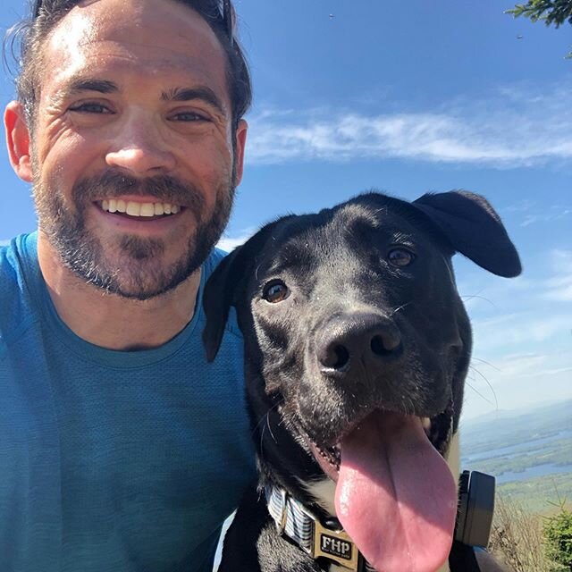 Nice little hike with @murph.the.good.boy up Mount Shaw, Black Snout, and Big Ball to kick off the long weekend. The view of Mt. Washington from the top of Mt. Shaw was unreal. #NH #NewHampshire #Hiking #Outdoors #OptOutside #Puppy