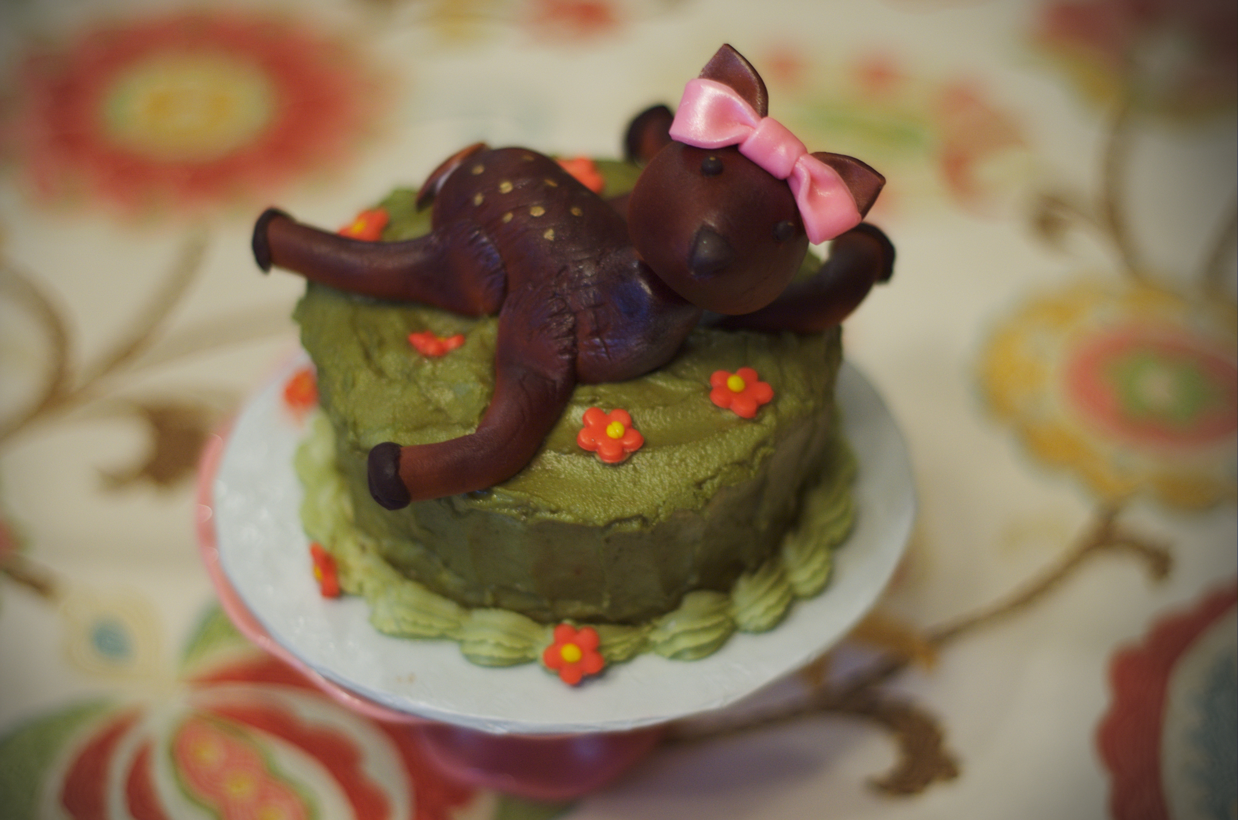 Holiday's "Little Dear" smash cake! 
