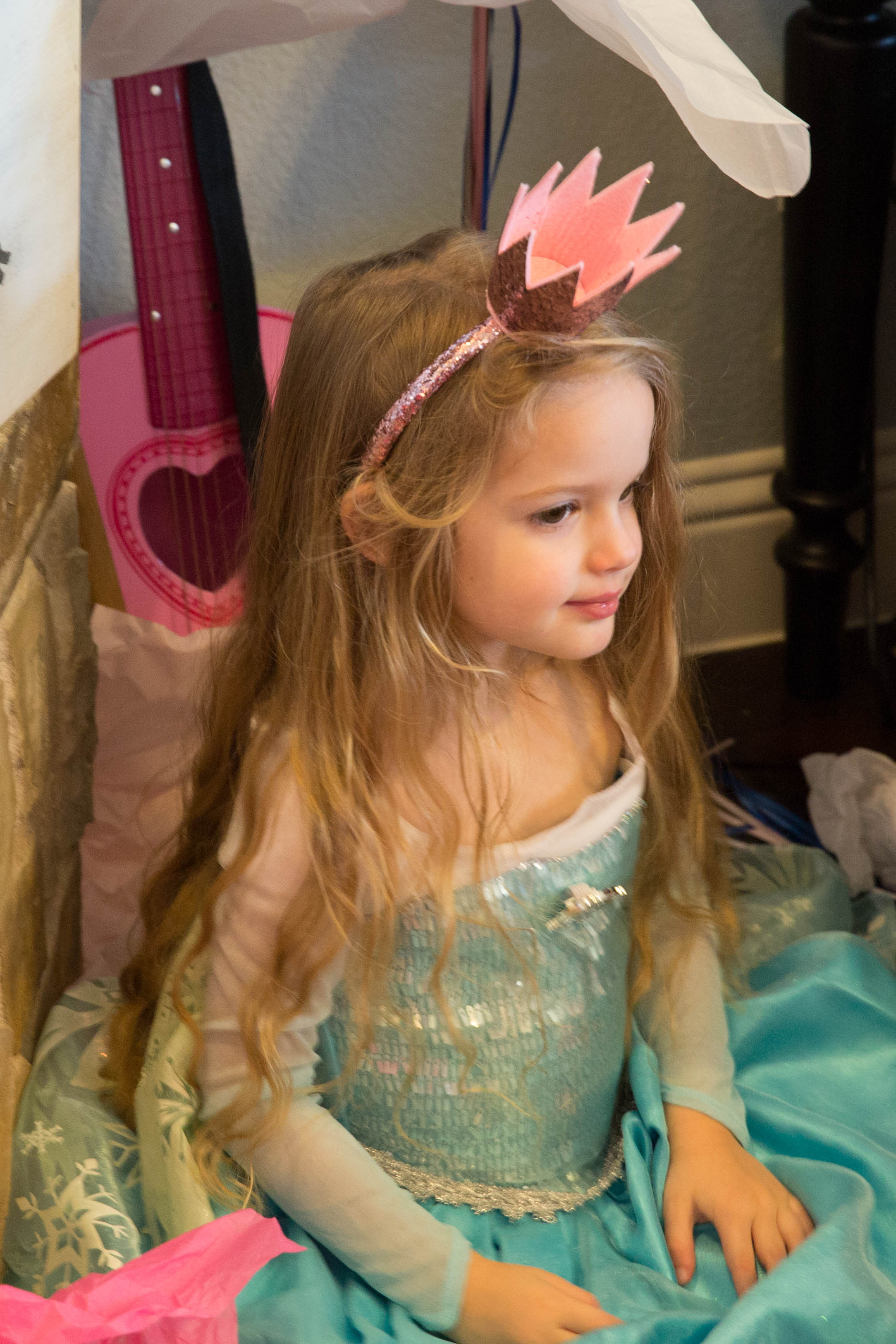 She had a little costume change for gift opening :) 