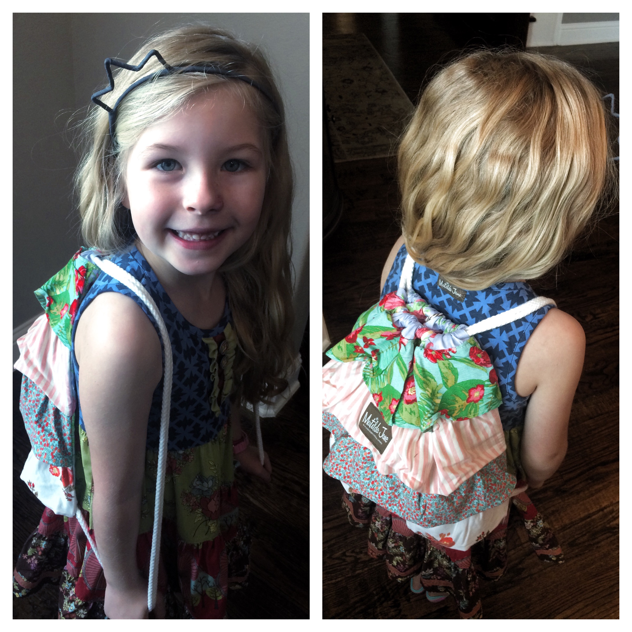This little princess is already loving hers-- see her crown?! 