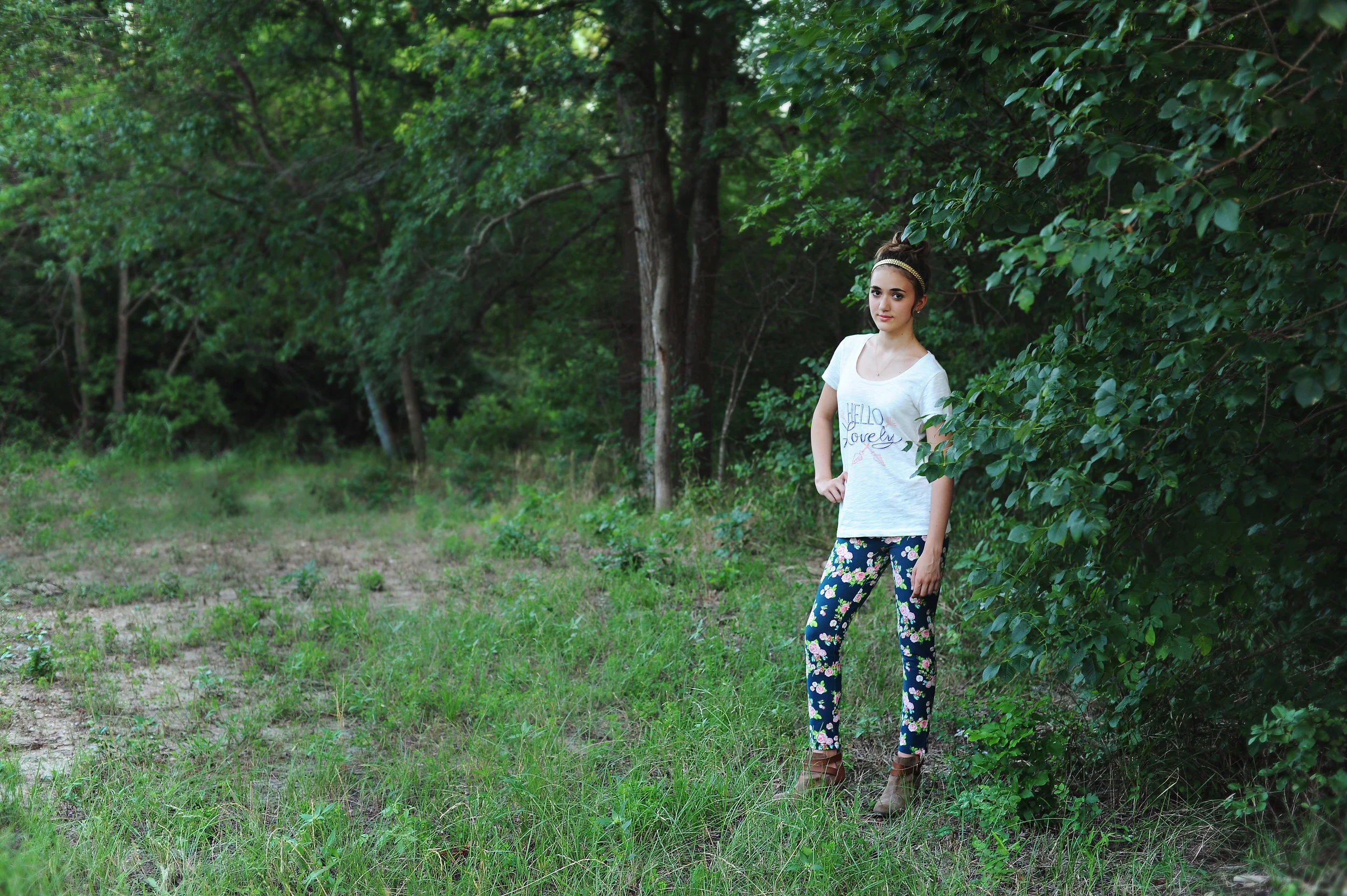 In The Valley Jeggings (435 Collection) with the Hello Lovely Tee (Ladies Collection) 