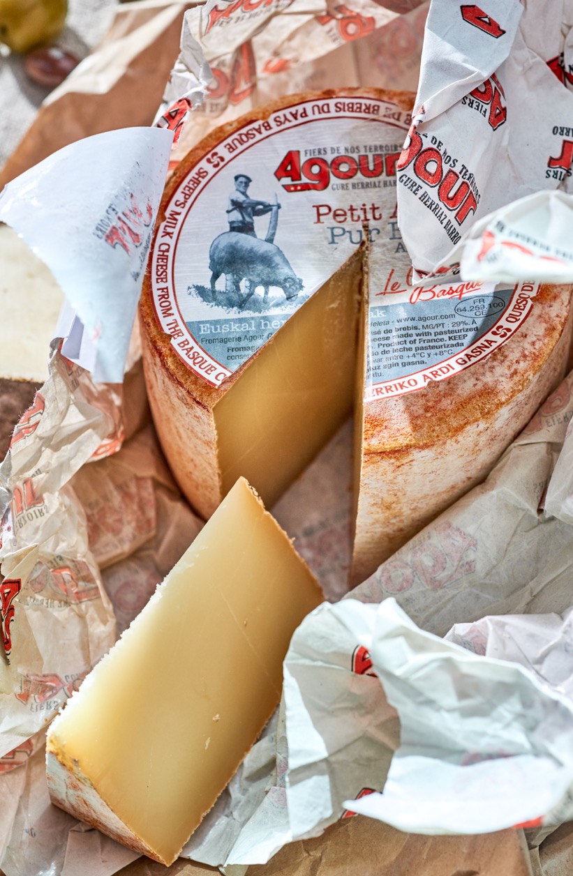 Cheese food prop styling
