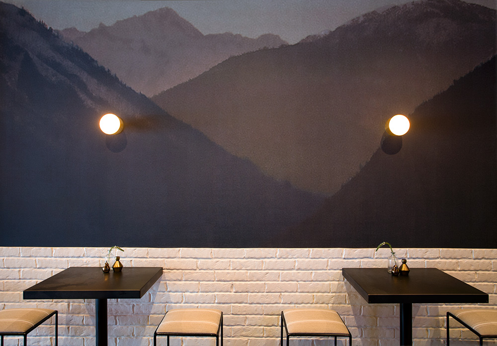 Two tables at Woodbar, Houston