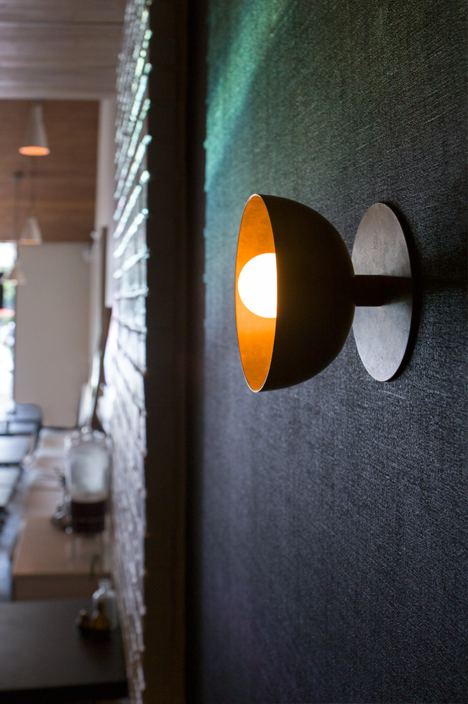 Wall light at Woodbar, Houston