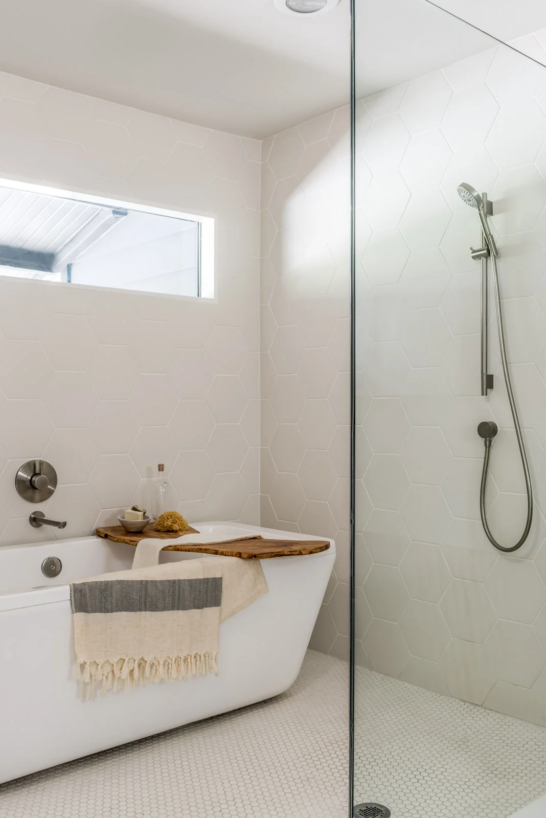 Bathtub with shower