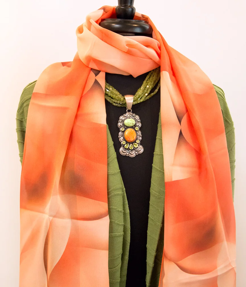 A Scarf can make an outfit...