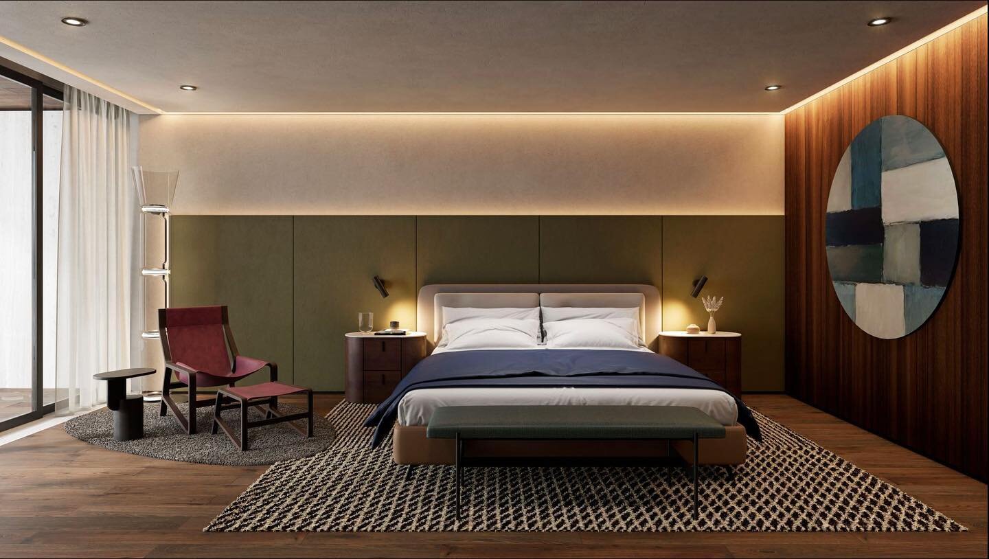 Amazing new Bedroom design.  Beautifully matched. We are in love with green!⁣
#bravermanarquitectos ⁣
.⁣
.⁣
.⁣
.⁣
.⁣
⁣
#home &bull; ⁣
#decor &bull; ⁣
#design &bull; ⁣
#interior &bull; ⁣
#interiors &bull; ⁣
#homedecor &bull; ⁣
#furniture &bull; ⁣
#dec