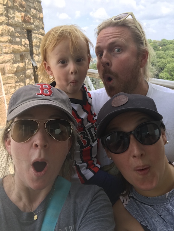 FAMILY SELFIE AT THE VULCAN 