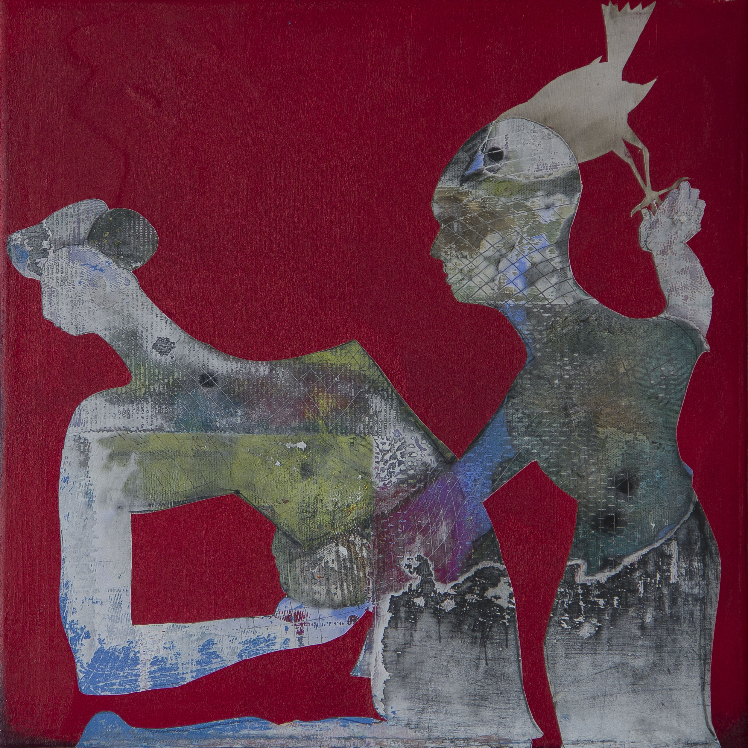 Tango with Small Wren acrylic on canvas 2013 Unavailable