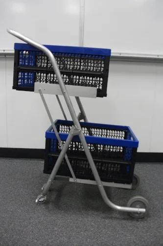 With foldable baskets added