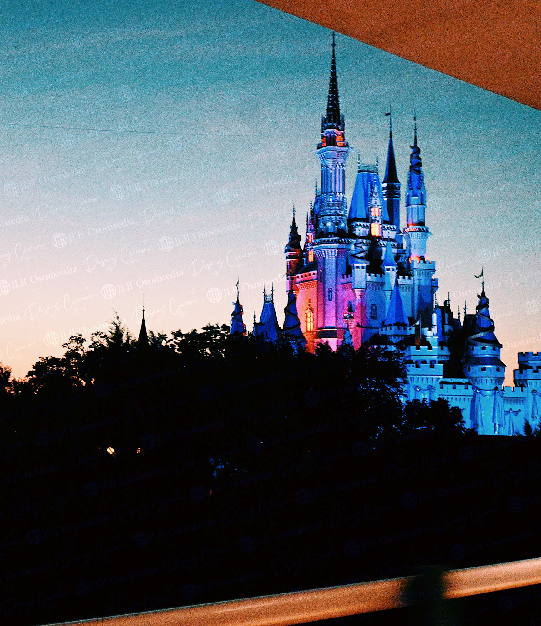  Kate’s original photography of Cinderella Castle taken from the WEDway Peoplemover. 